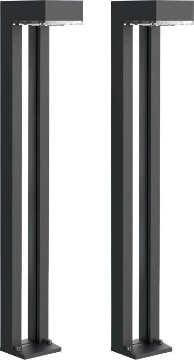 Viking - Set da 2 lampade solari a LED 1W/3,7V IP44 3000K 2000 mAh