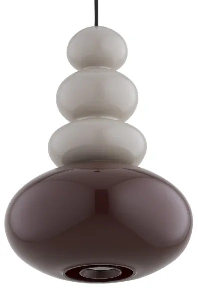 Argon 8820 - Lampadario a sospensione con filo DIEGO 1xGU10/5W/230V marrone/grigio