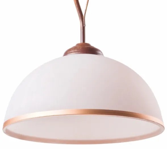 Brilagi - Lampadario a sospensione con supporto rigido LED ANTICO 1xE27/60W/230V patina di bronzo