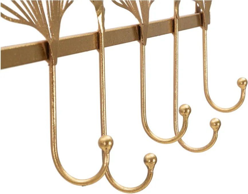 Appendiabiti da parete in oro Foglie Leaf - Mauro Ferretti