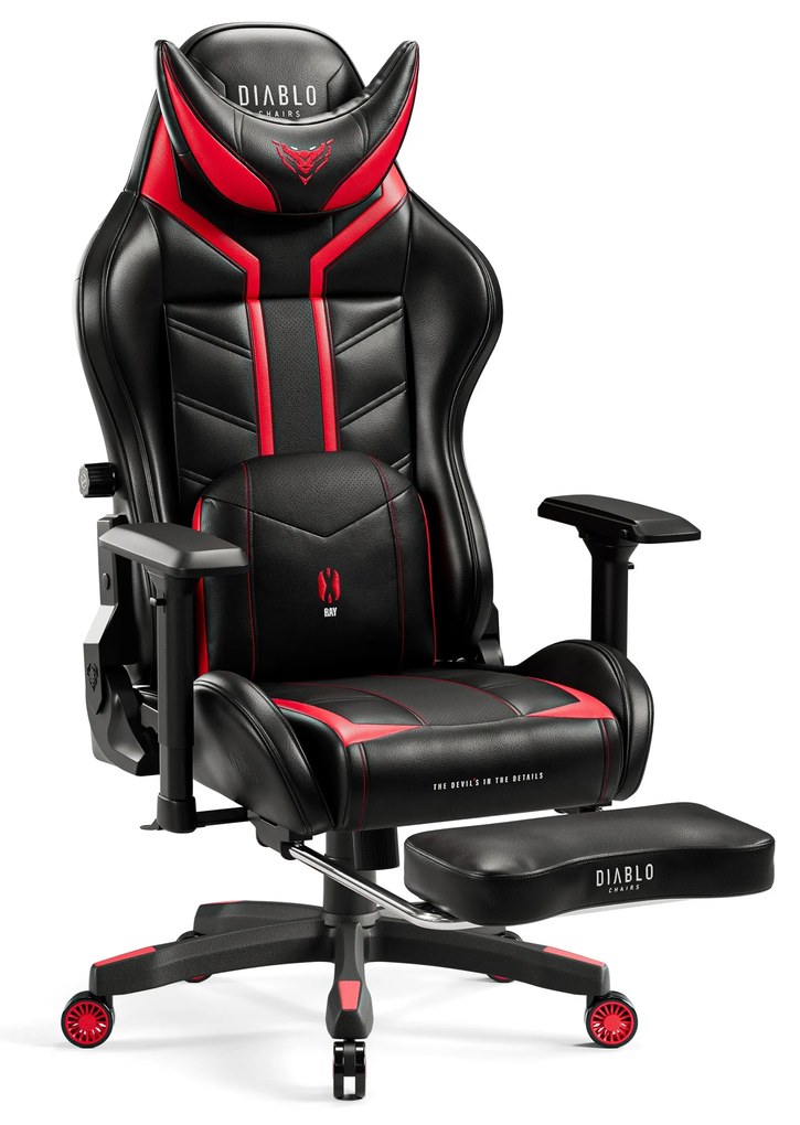 Sedia da gaming Diablo X-Ray 2.0 Normal Size: Nero e Rosso