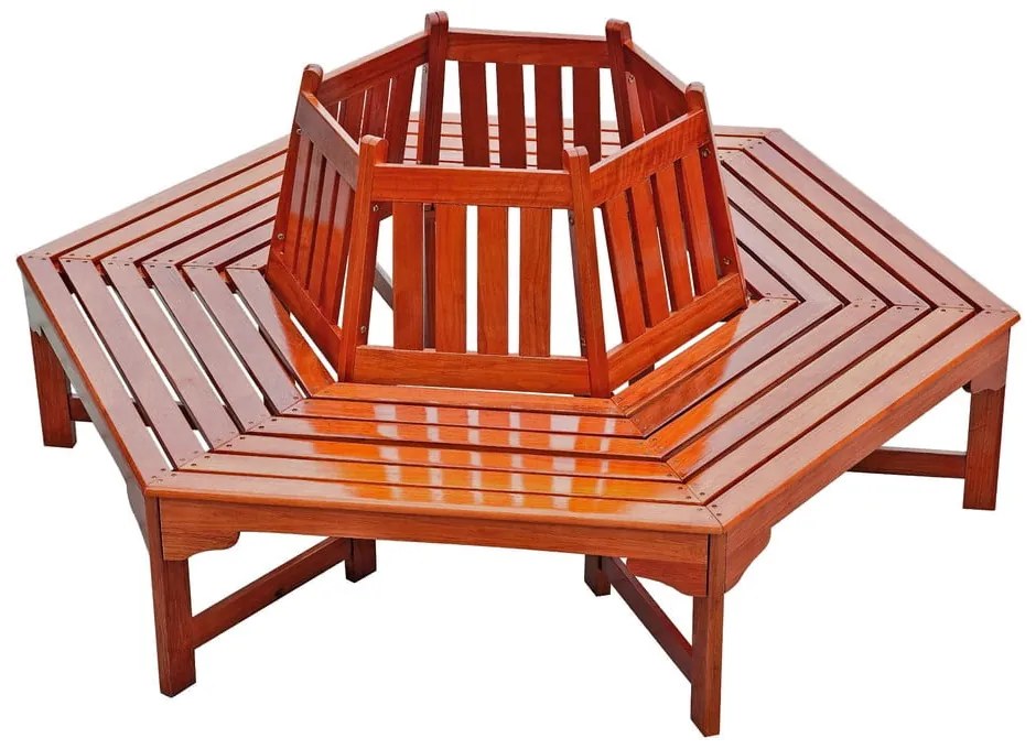 Panchina da giardino in legno marrone Ontario - Garden Pleasure