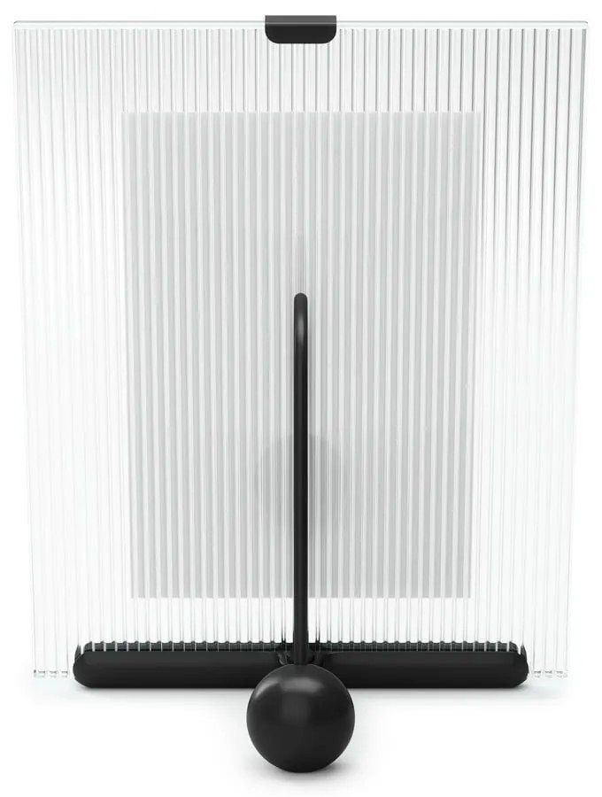 Cornice nera in vetro verticale con sostegno 16x20 cm Flute – Umbra