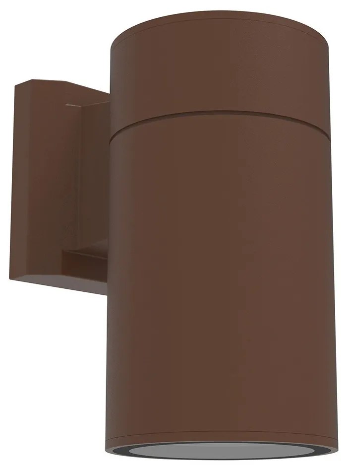 Applique Cilindrica Monodirezionale XL IP54 Base E27 - Corten