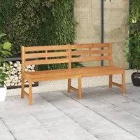 Panchina da Giardino 180 cm in Legno Massello di Teak 316636