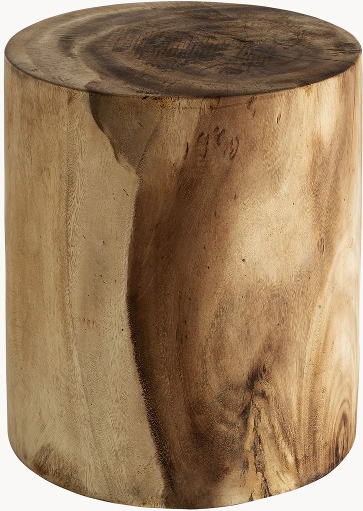 Tavolino da salotto rotondo in legno di Suar Kondoa