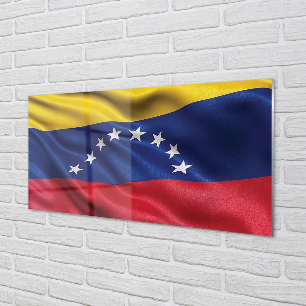 Quadro acrilico Flag Venezuela 100x50 cm