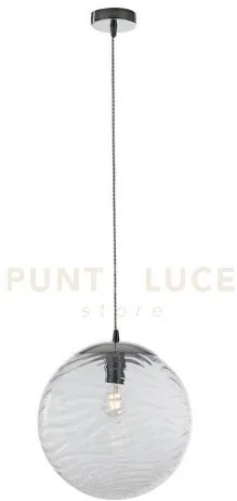 Lampadario a sospensione nereide trasparente 1 luce attacco e27 33,...