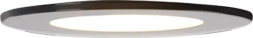 Set di 6 Faretti da Incasso Moderni Neri con LED Dimmerabili a 3 Fasi IP65 - Blanca