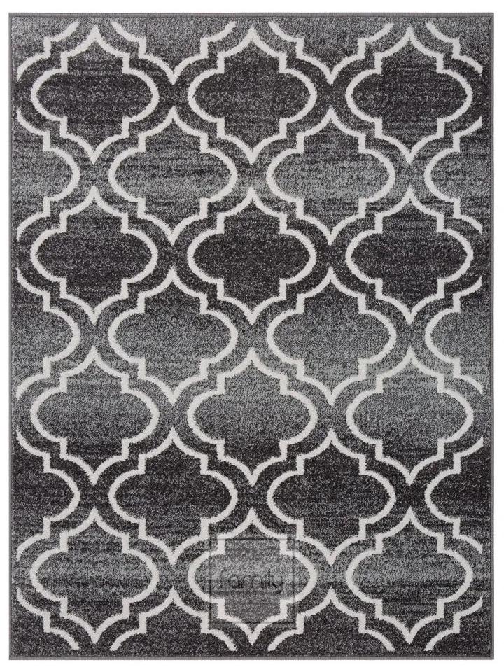 Originale tappeto grigio in stile scandinavo Larghezza: 160 cm | Lunghezza: 220 cm