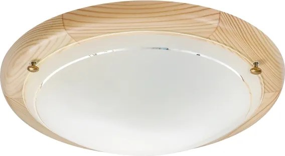 Brilagi - Plafoniera ORBIS 1xE27/60W/230V Ø 30 cm in pino