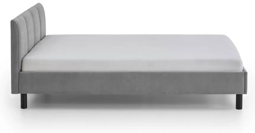 Letto singolo imbottito grigio rete non inclusa 120x200 cm Joker – Meise Möbel