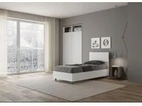 Letto Singolo 80x190 cm testata dritta Demas - Senza rete