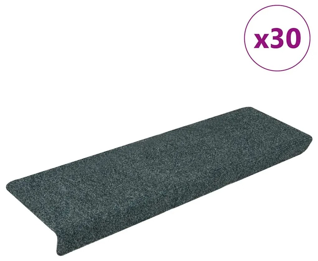 Tappetini Autoadesivi Per Scale 30 Pz Verdi 65x21x4 Cm /