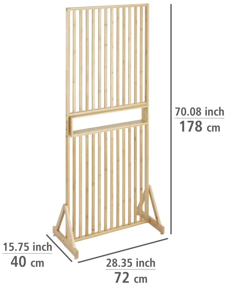 Schermo di bambù in colore naturale Kailua - Wenko