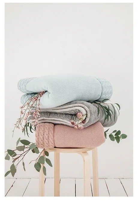 Tappeto da gioco in cotone rosa, 70 x 90 cm - Kindsgut