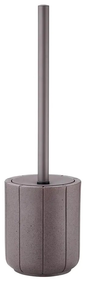 Scopino WC grigio scuro in poliresina Kua – Blomus