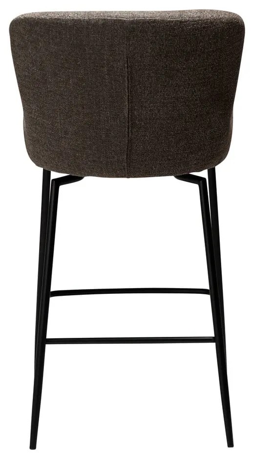 Sgabello da bar marrone imbottito (altezza della seduta 67,5 cm) Glam – DAN-FORM Denmark
