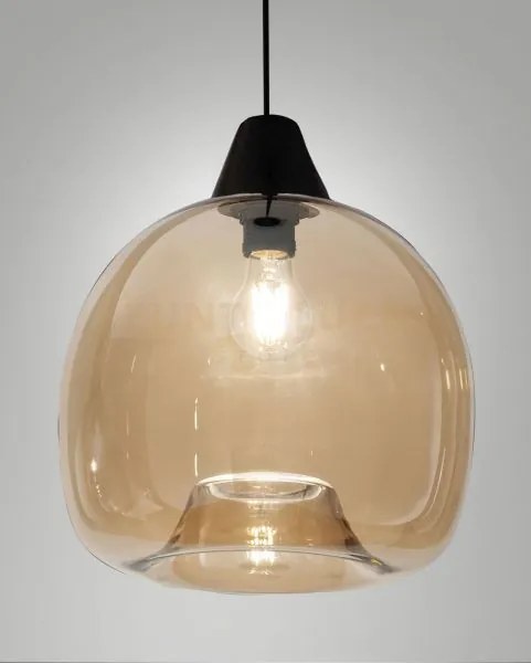 Edison 3490-50-125 vetro ambra completo di cavo x kit luci