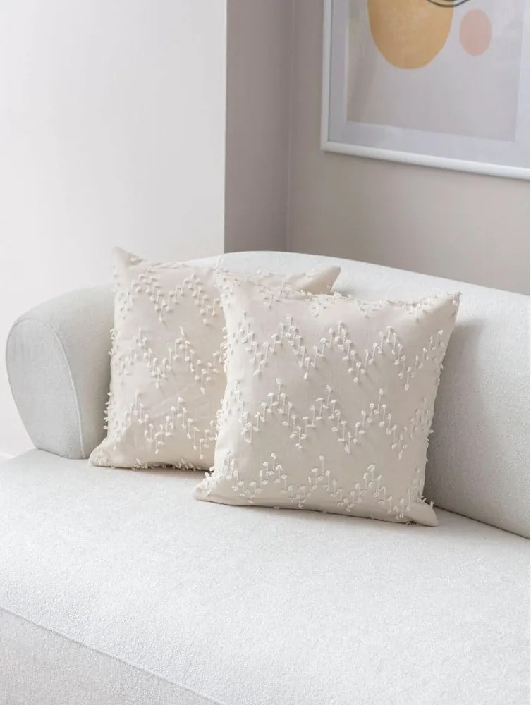 Federe decorative in set 2 pz 43x43 cm Tuffet – Mioli Decor