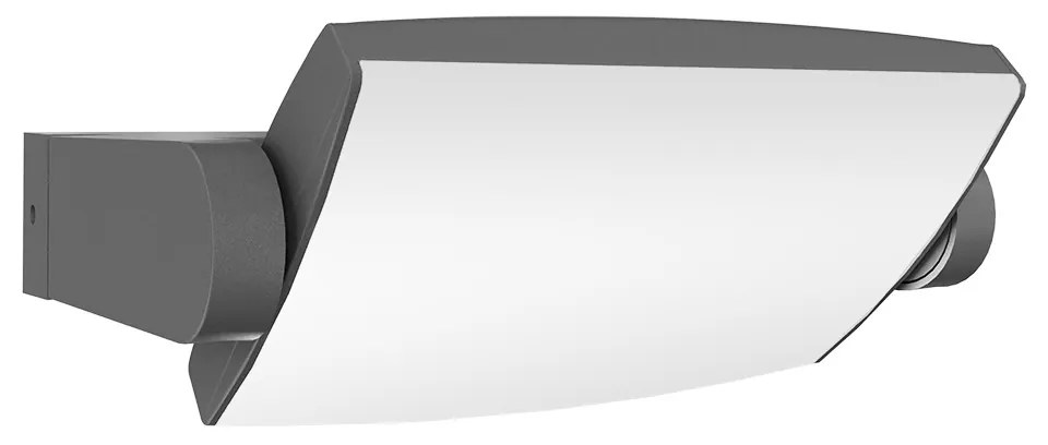 Applique da Esterno Orientabile 12W IP65 con LED OSRAM - Antracite