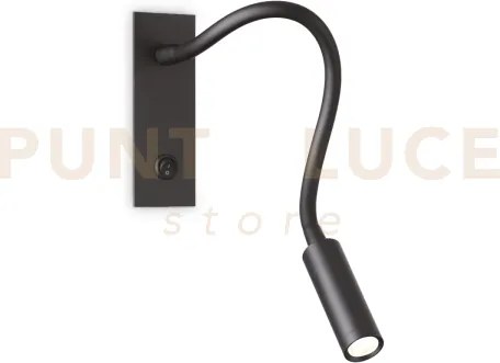 Io applique a parete bianco flessibile in gomma led 3000 k 3w  300 ...