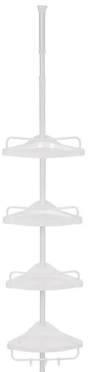 Mensola angolare per il bagno DEX, bianca