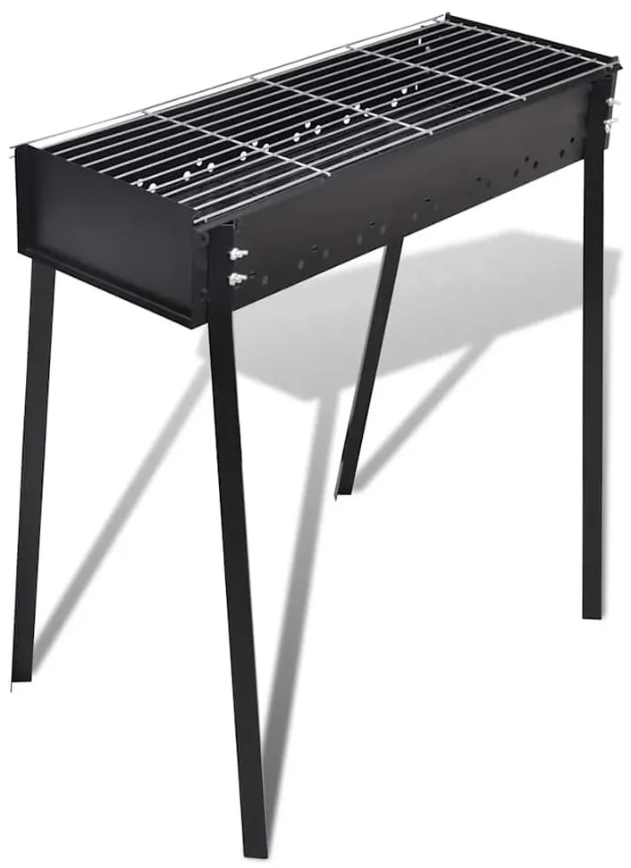 Supporto Per Bbq A Carbonella Forma Quadrata 75 X 28 Cm /