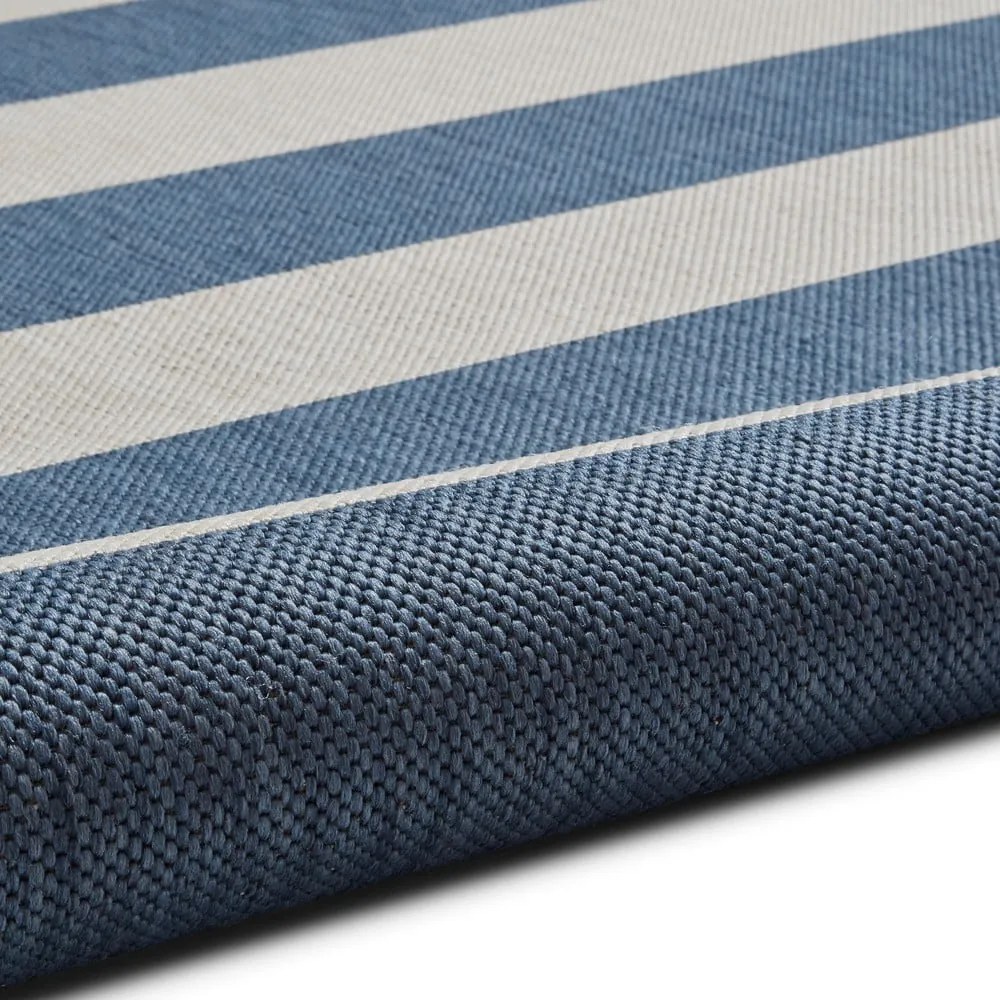 Tappeto per esterni blu/beige 230x160 cm Santa Monica - Think Rugs