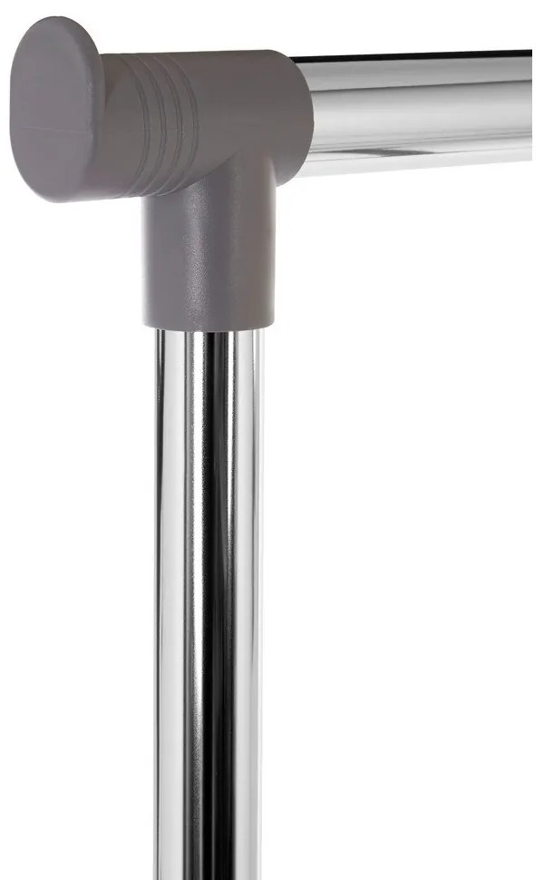 Stand appendiabiti argentato in metallo allungabile/su ruote – Premier Housewares