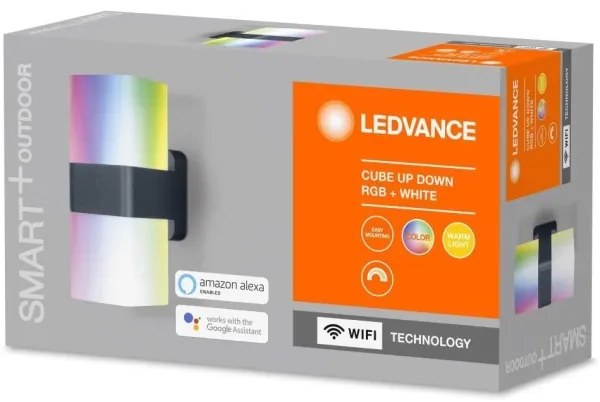 Ledvance - Applique LED RGB da esterno SMART+ CUBE LED/13.5W/230V IP44 Wi-Fi