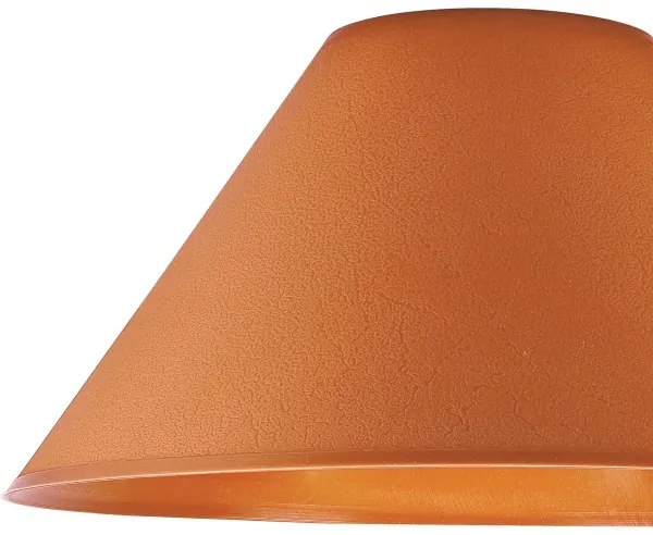 Paralume di ricambio per lampada da tavolo E14 21x11 cm arancione