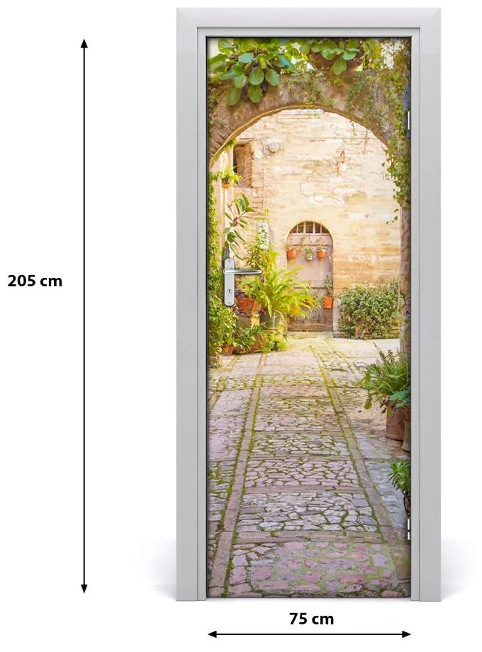 Rivestimento Per Porta Strada romantica 75x205 cm