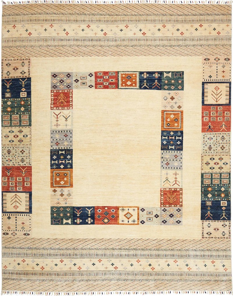 Gabbeh Tappeto 240 x 300 Beige (Pakistan) Tessuto A Mano