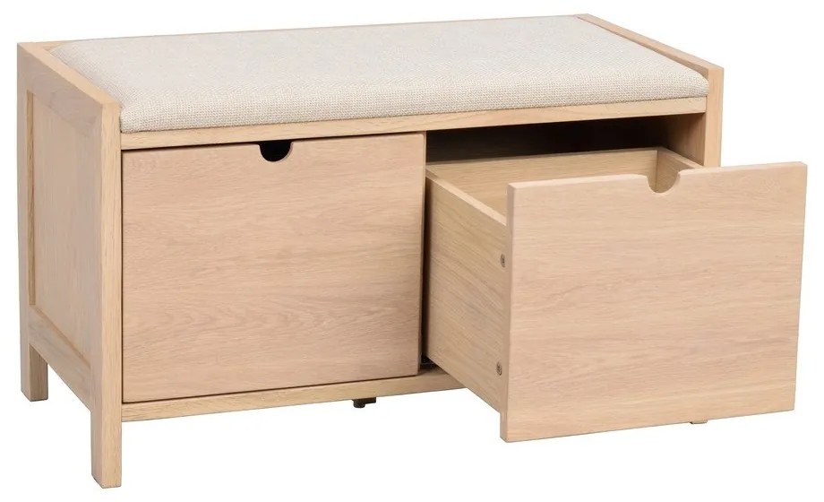 Panchina in colore naturale Hillmond - Rowico