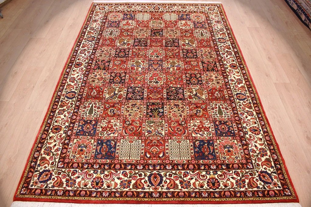 Bakhtiar Tappeto 330 x 210 (Iran) Annodato A Mano