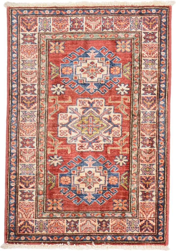 Kazak Tappeto orientale 60x90 (Pakistan) Annodato A Mano