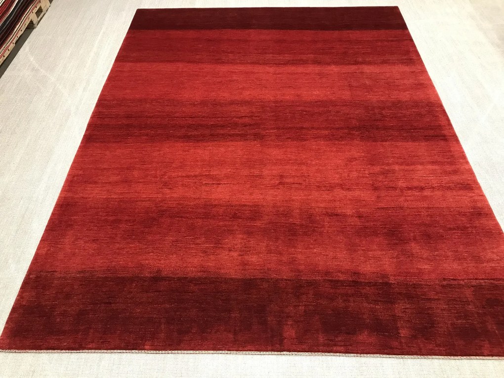 Loribaft Tappeto persiano 390 x 290 Rosso (Iran) Annodato A Mano