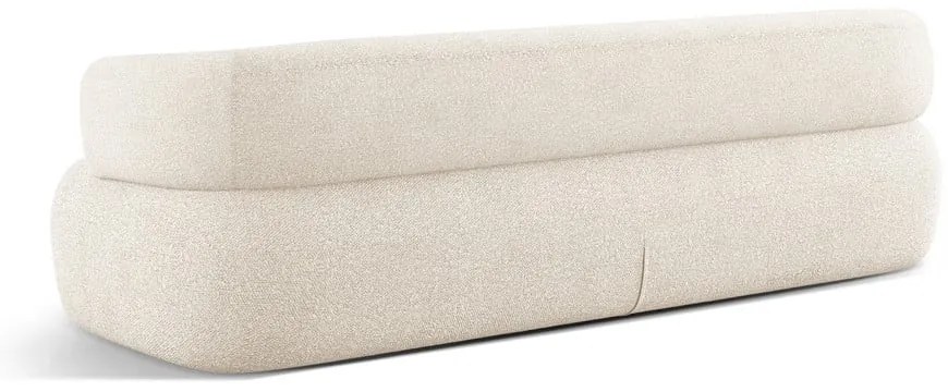 Divano in tessuto bouclé beige 226 cm Jenny - Micadoni Home