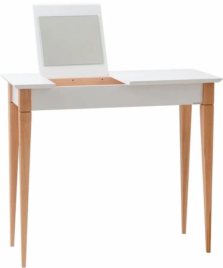 Tavolino bianco, larghezza 85 cm Mimo - Ragaba