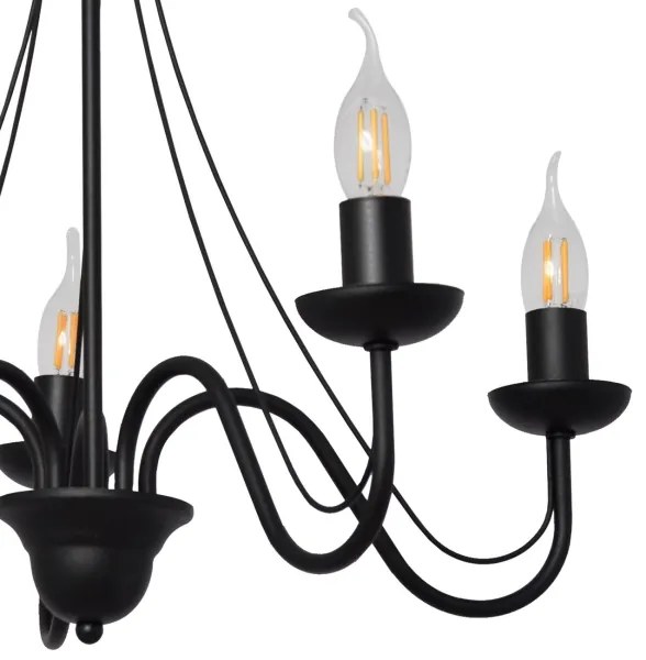 Lampadario a sospensione con filo MALBO II 5xE14/10W/230V