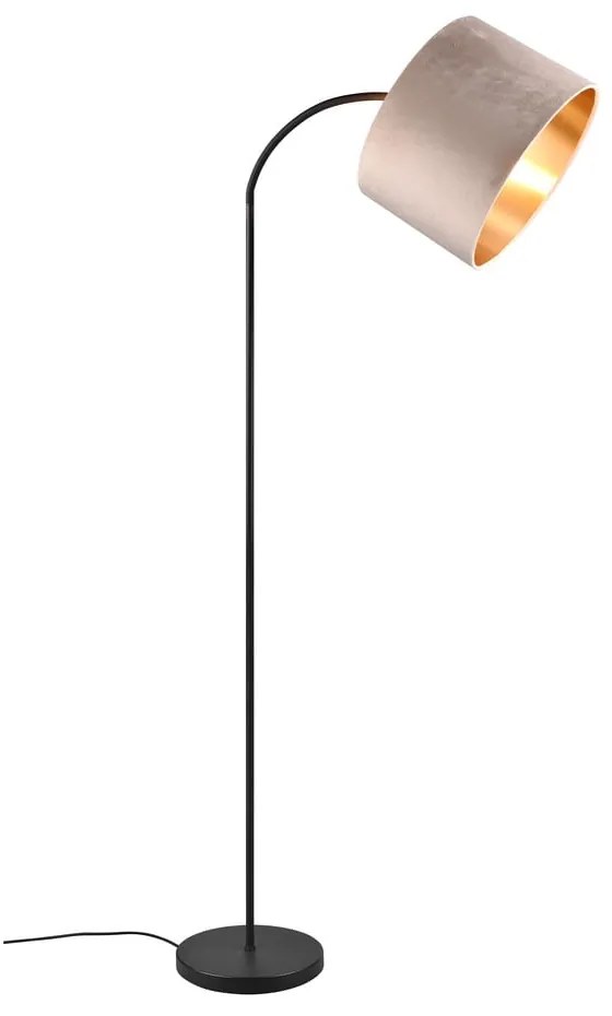 Lampada da terra nera e beige (altezza 205 cm) Julieta - Trio