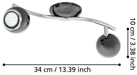 EGLO 31006 - Faretto LED BIMEDA 2xGU10/3W LED