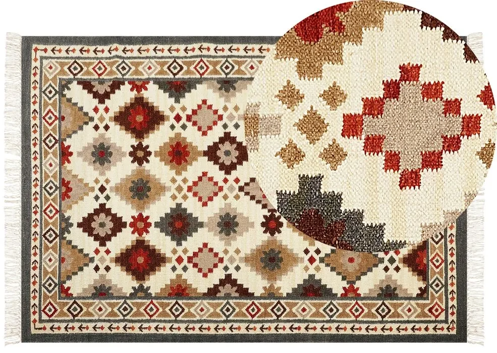 Tappeto rettangolare kilim