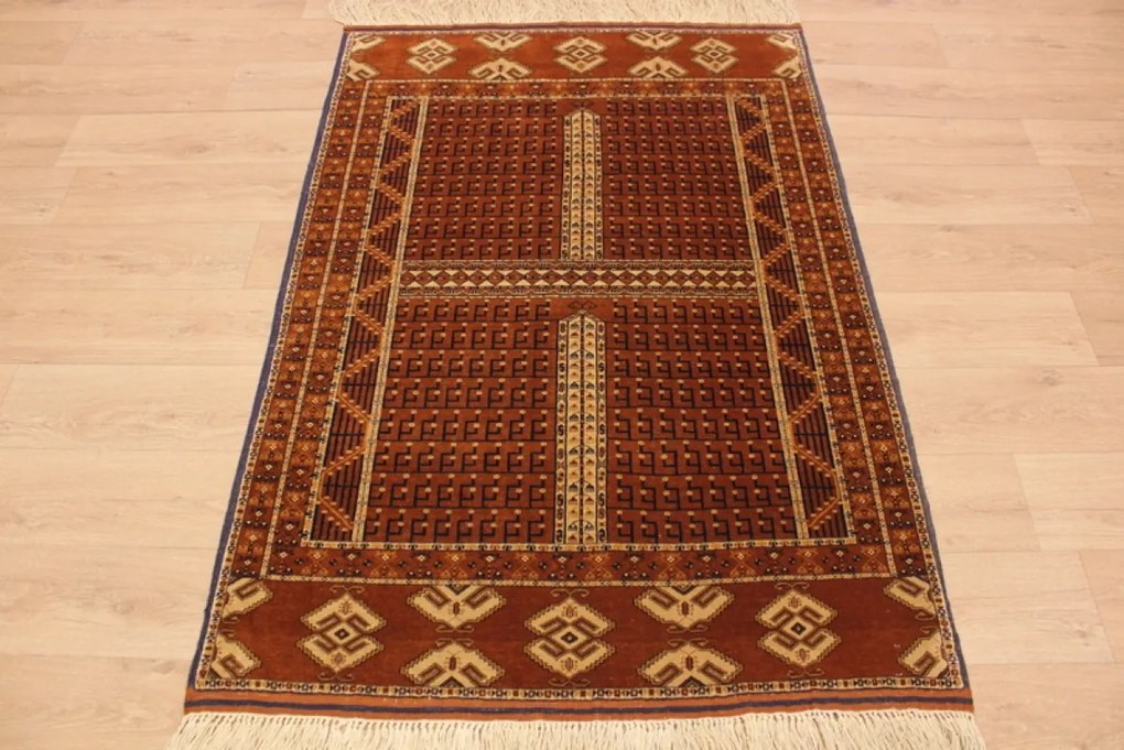 Turkmen Tappeto orientale 120 x 180 (Russia) Annodato A Mano