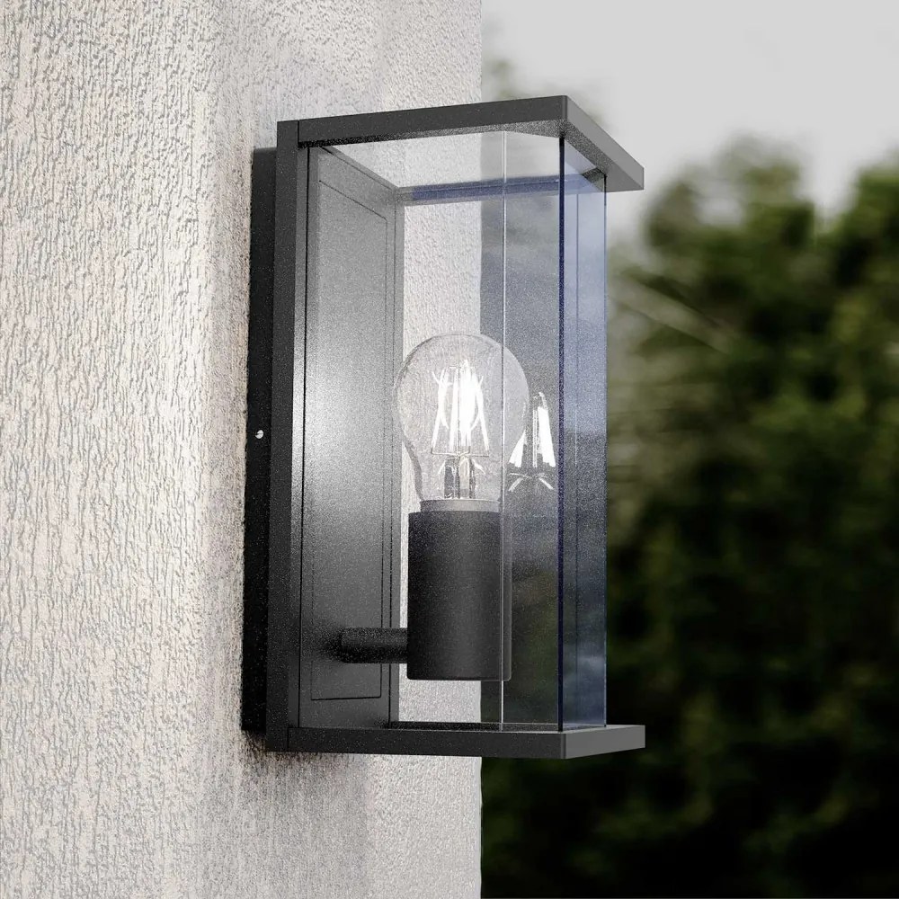 Applique Nera E27, IP54 per Esterni - Serie PRISM Base E27