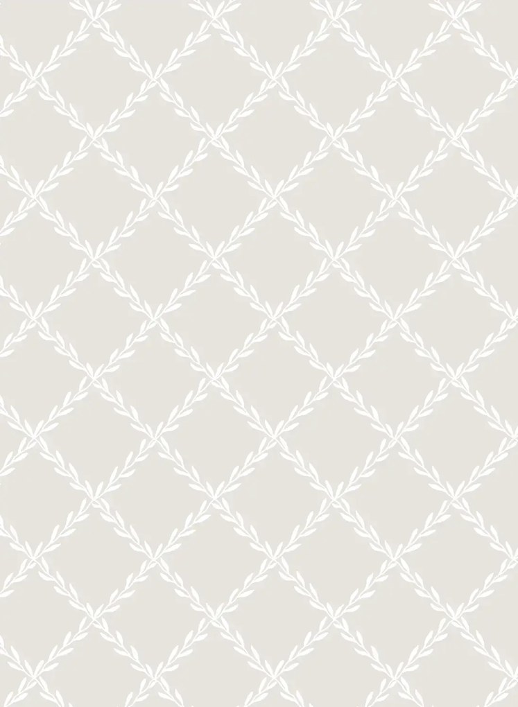 Sandberg Carta da parati Trellis - Gray