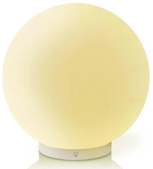 Nedis WIFILM10CWT - Lampada da tavolo LED RGBW dimmerabile SmartLife LED/5W/5V Wi-Fi