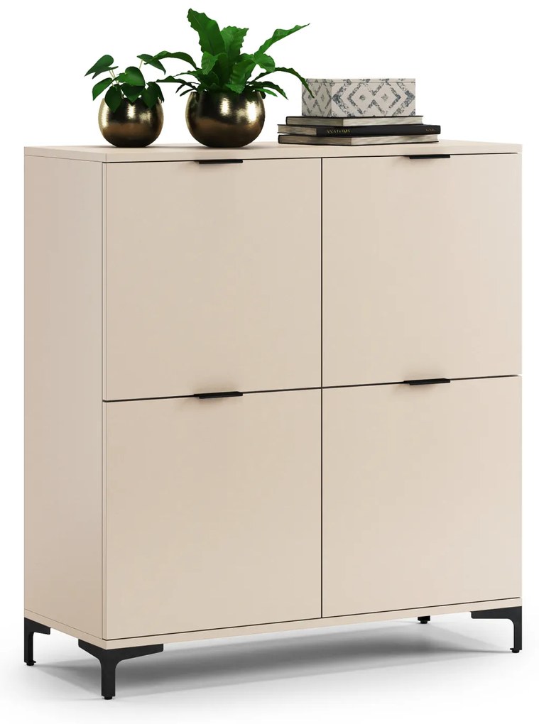 Comò LANA K-100 Beige (Champagne) - MOBILE A 4 ANTE