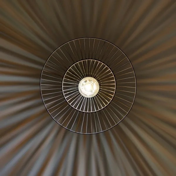 Brilagi - Lampada a sospensione LED su cavo CERIA WIRE 1xE27/40W/230V Ø 38 cm nero